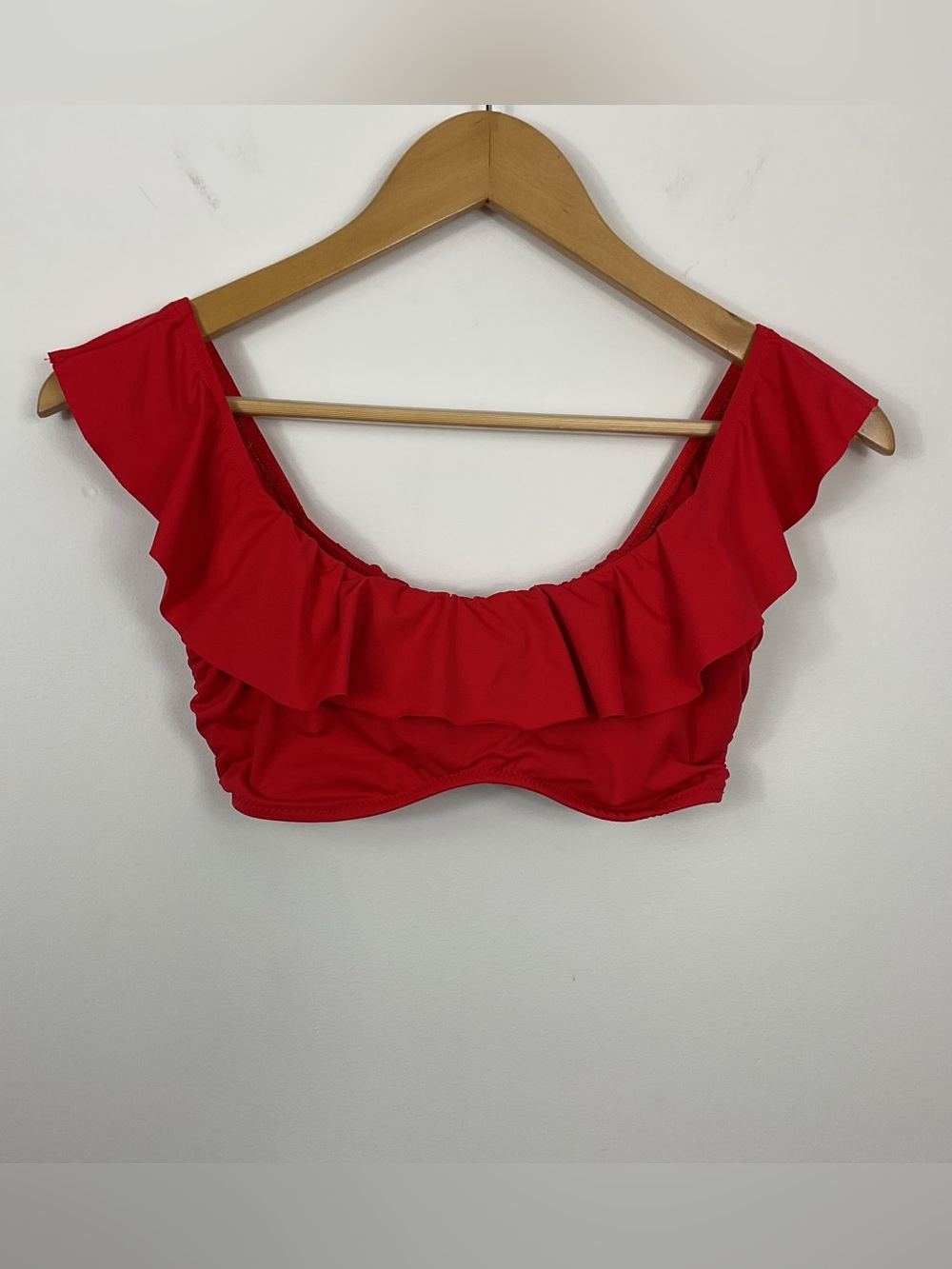 Eberjey Ruffle Bikini Top Womens